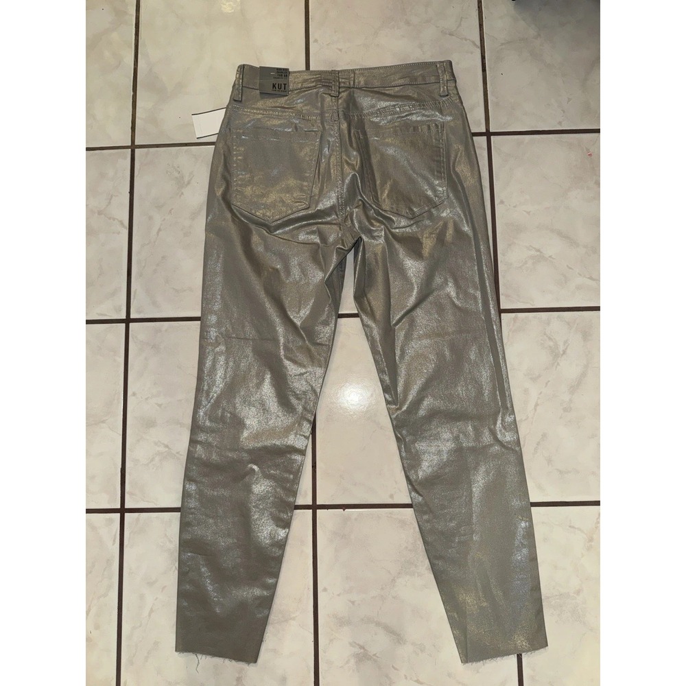NWT Kut From The Kloth Charlize Coated Cigarette Leg Jeans Size 6 - Picture 6 of 16